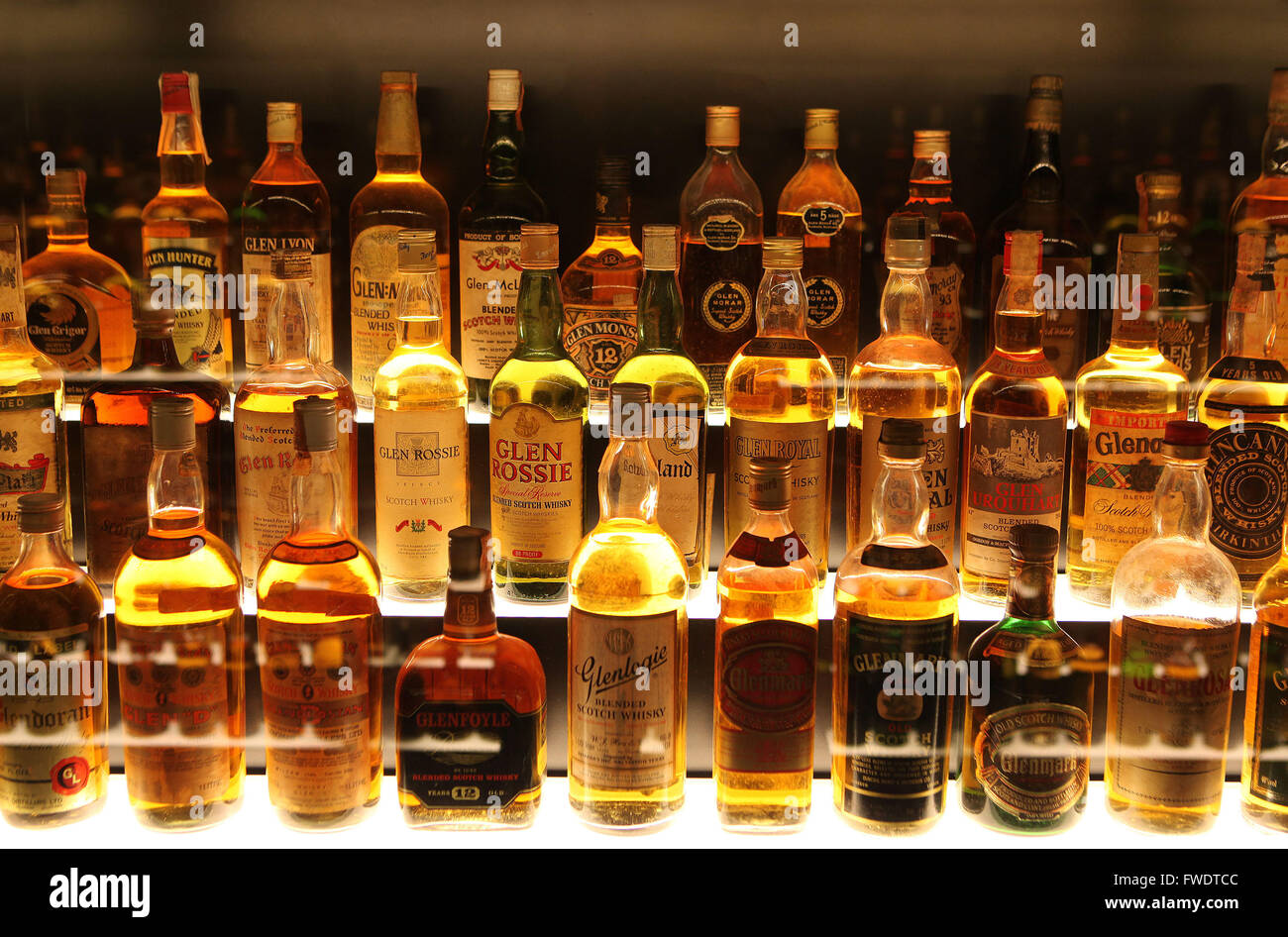 Edinburgh,Scotland Scotch Whisky Experience which has a collection of