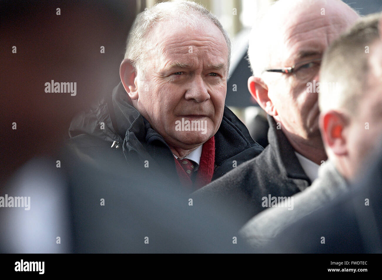 Northern Ireland Deputy First Minister Martin McGuinness Stock Photo ...