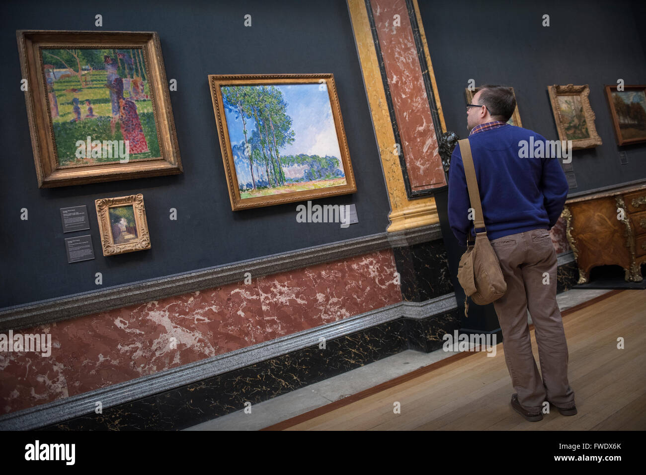 Fitzwilliam Museum and Art Gallery, Cambridge, England UK. April 2016