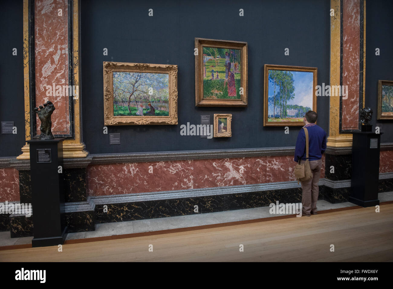 Fitzwilliam Museum and Art Gallery, Cambridge, England UK. April 2016