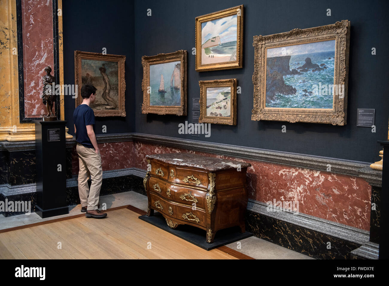 Fitzwilliam Museum and Art Gallery, Cambridge, England UK. April 2016