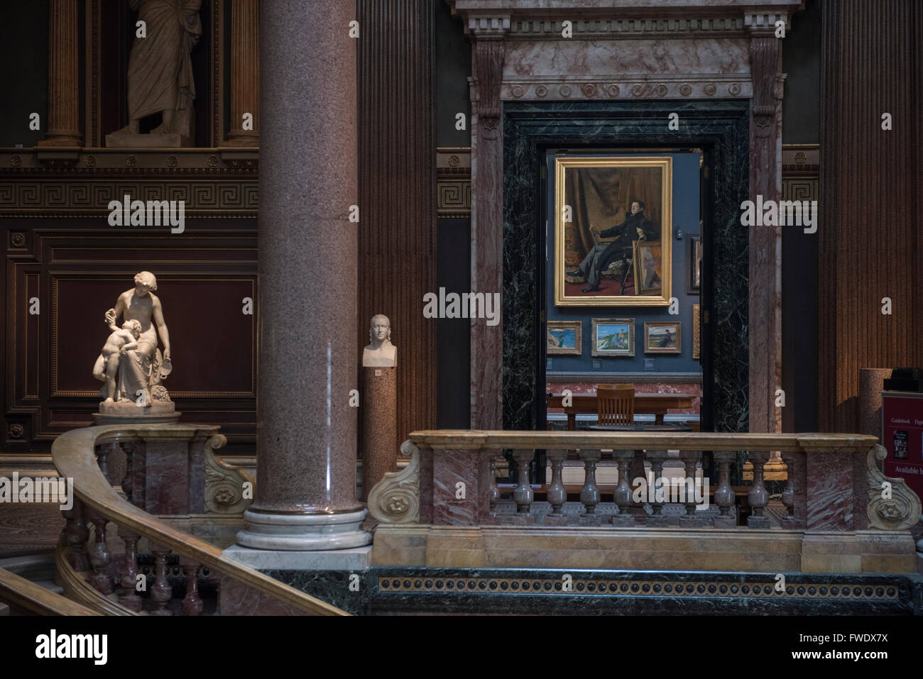 Fitzwilliam Museum and Art Gallery, Cambridge, England UK. April 2016