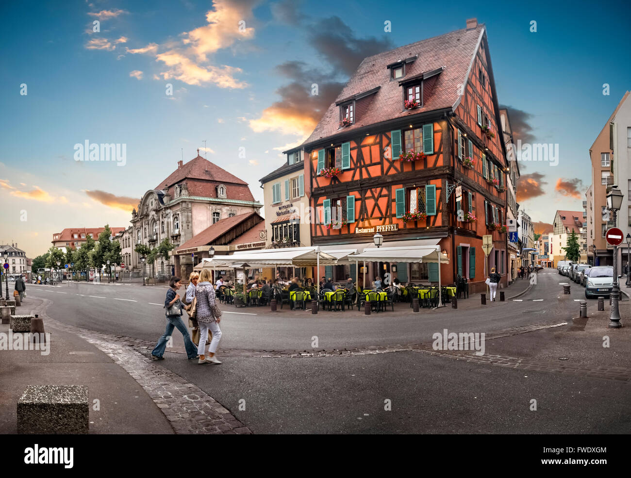 Tanner district, Colmar, Alsace, France Stock Photo