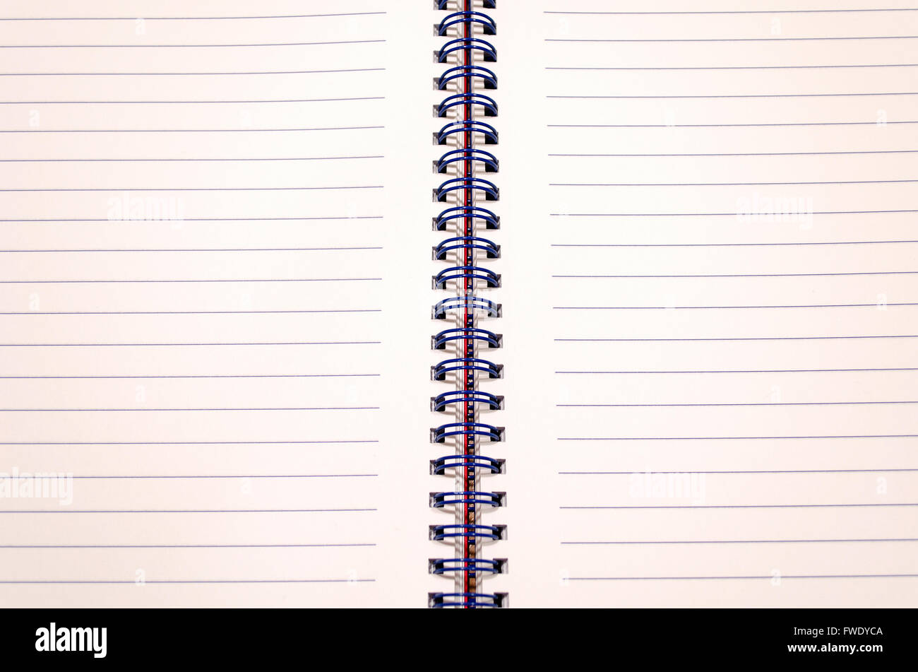 Blank empty notepad Stock Photo