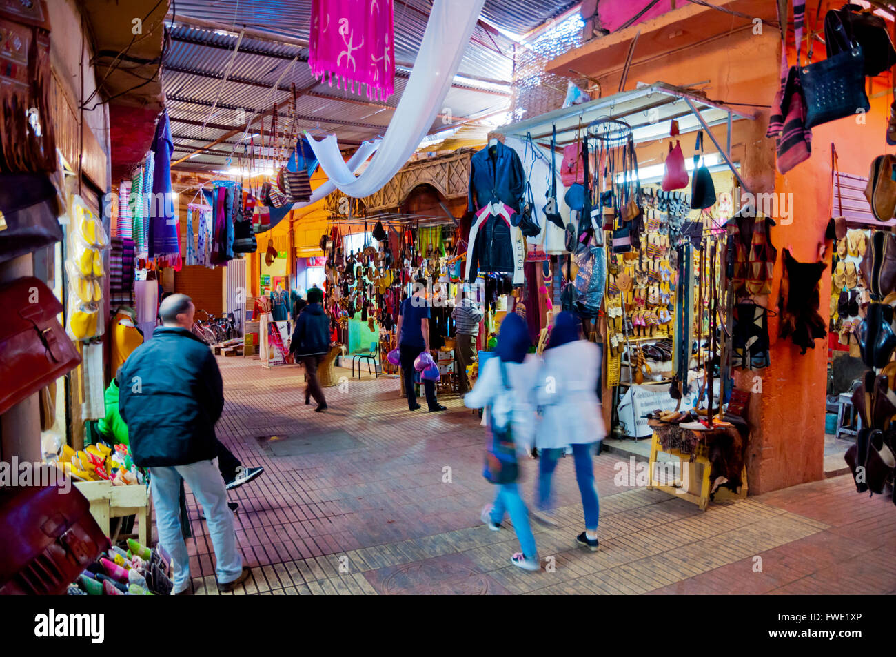 Souq Arabe, Arabian market, Medina, Taroudant, Souss valley, southern