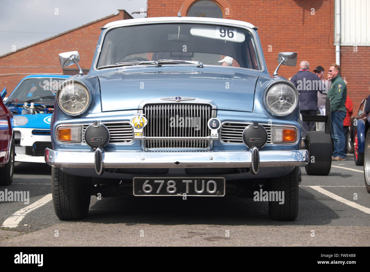 Sunbeam Rapier a British saloon car from the 1960s sixties at the Bromyard Speed Festival in April 2016 Stock Photo