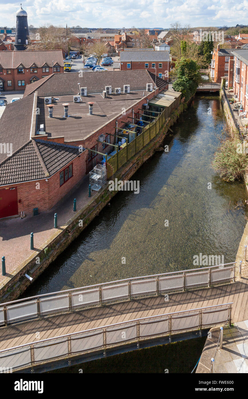 The River Slea, Sleaford, Lincolnshire, England, UK Stock Photo Alamy