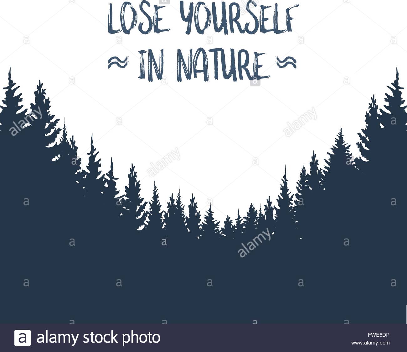 Forest Landscape Vector