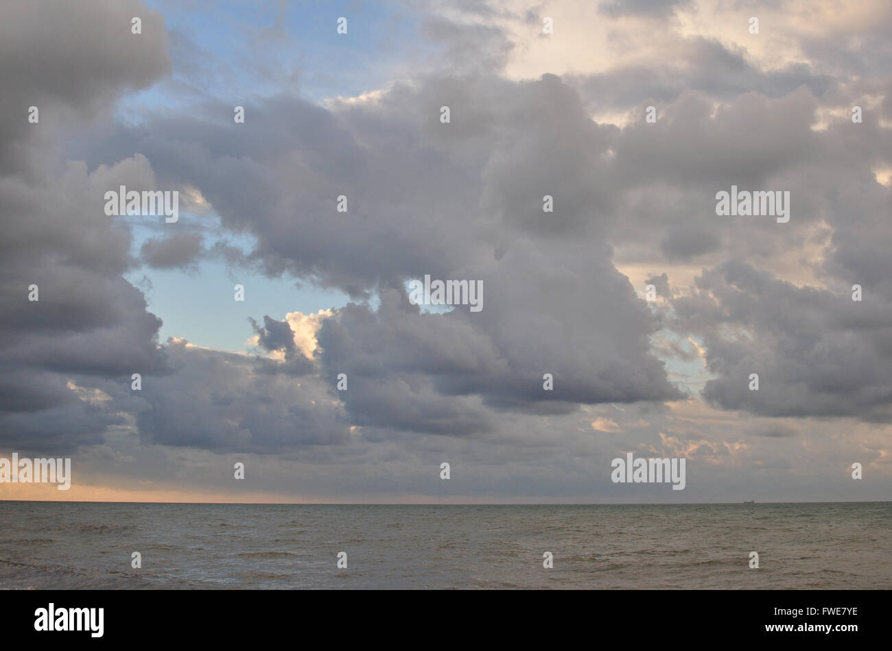 Cloudy Sky and Sea Stock Photo - Alamy