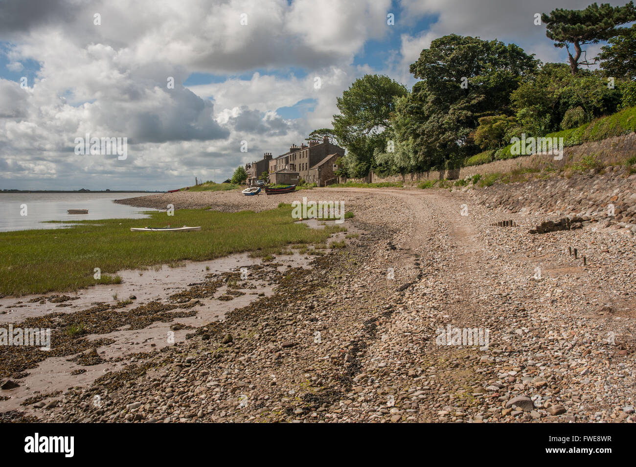 The Second Terrace at Sunderland Point near lancaster Stock Photo Alamy