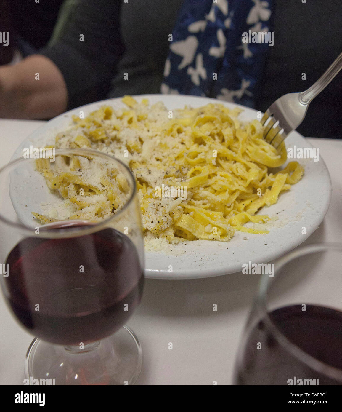 ROME,ITALY fetuccini pasta Stock Photo Alamy