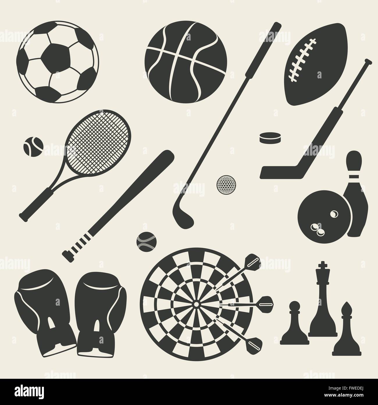 sport icons set - vector illustration. eps 8 Stock Vector Image & Art ...