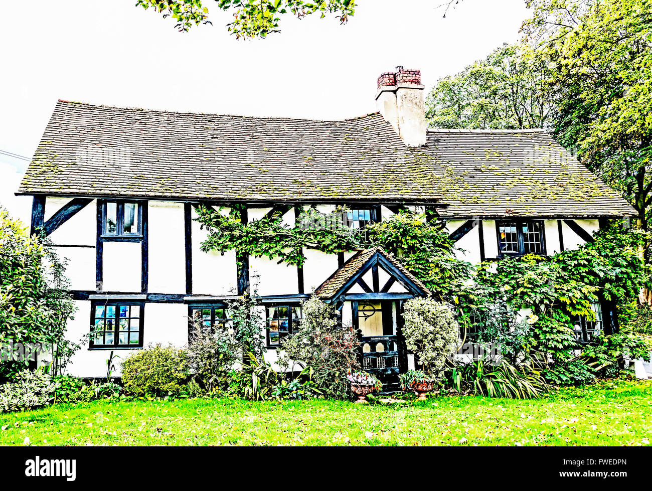 Cottage in Buckinghamshire Stock Photo