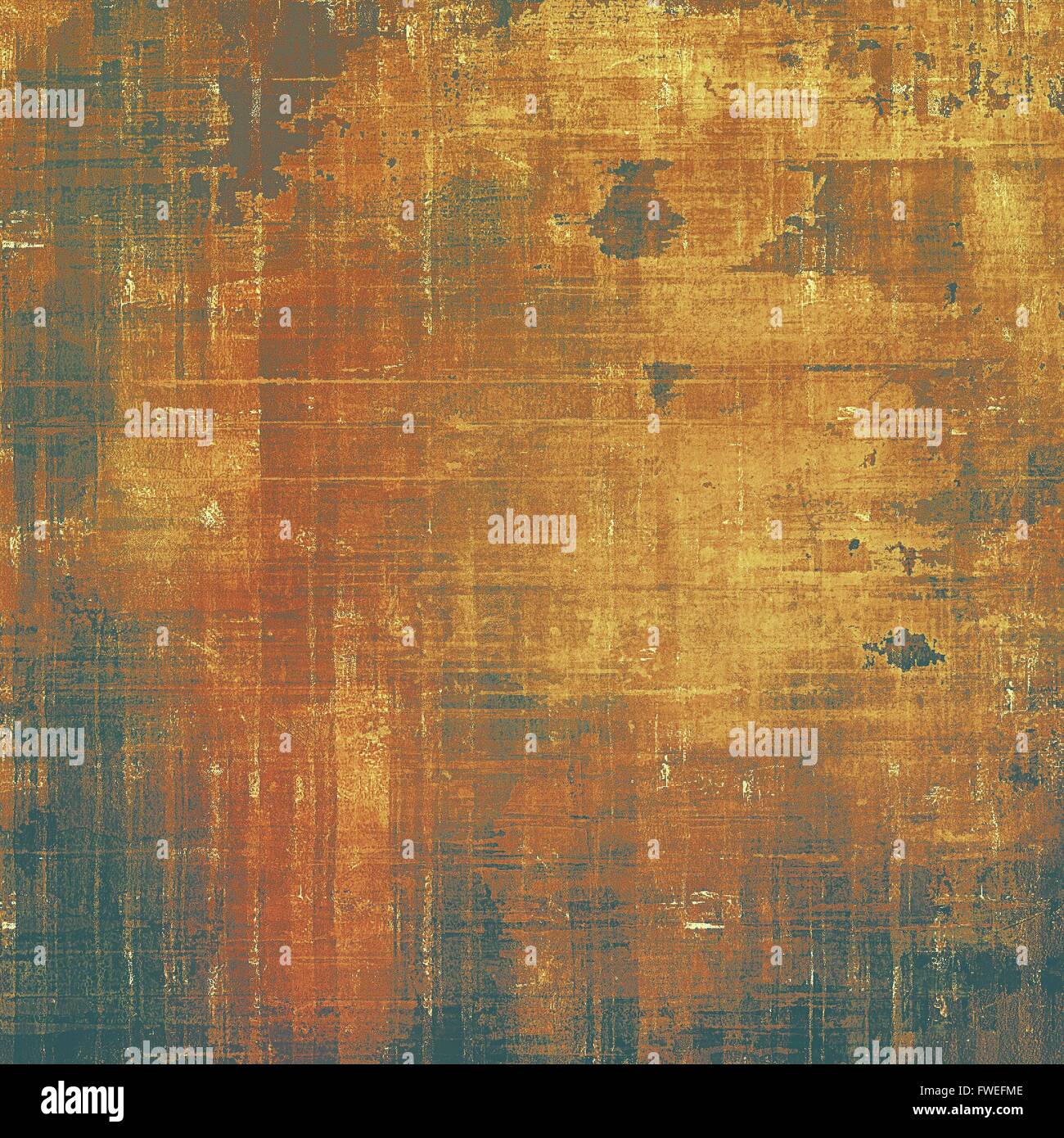 Vintage design background - Grungy style ancient texture with different ... image.