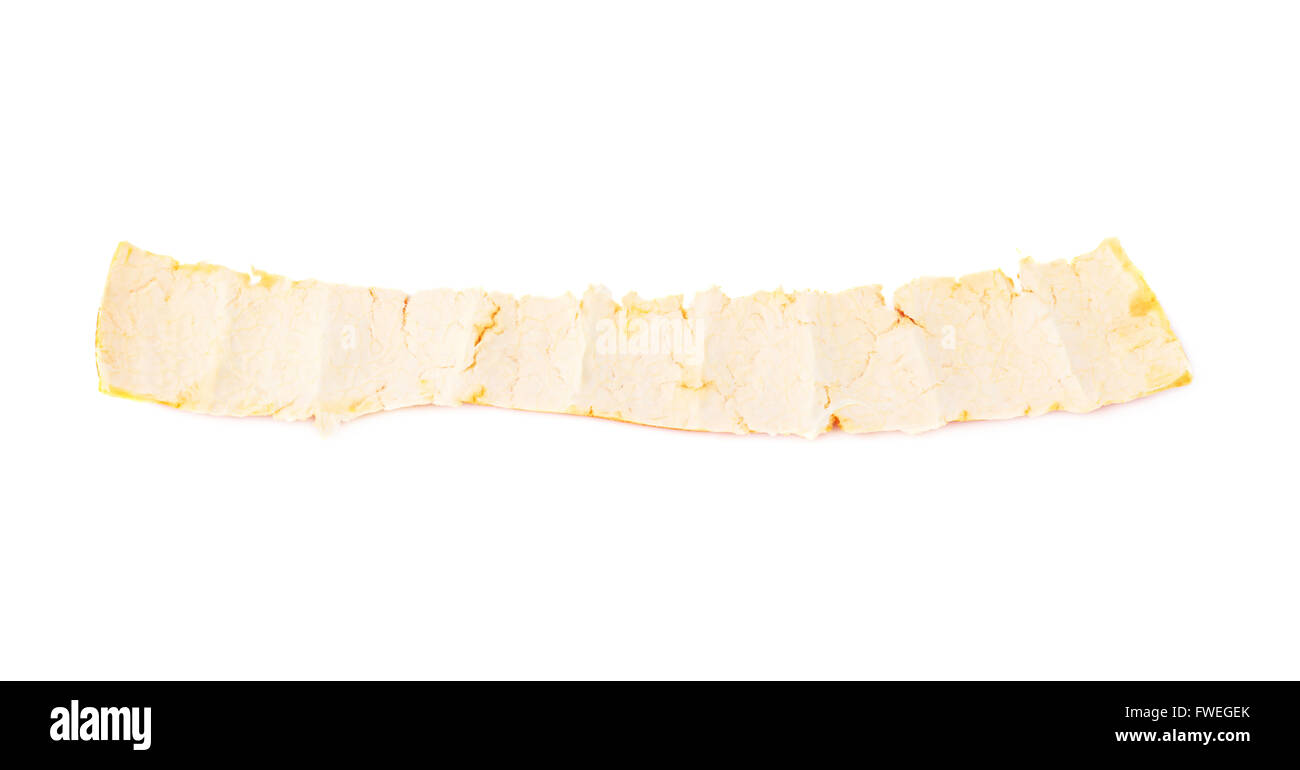 Part of tangerine peel isolated on white background Stock Photo - Alamy