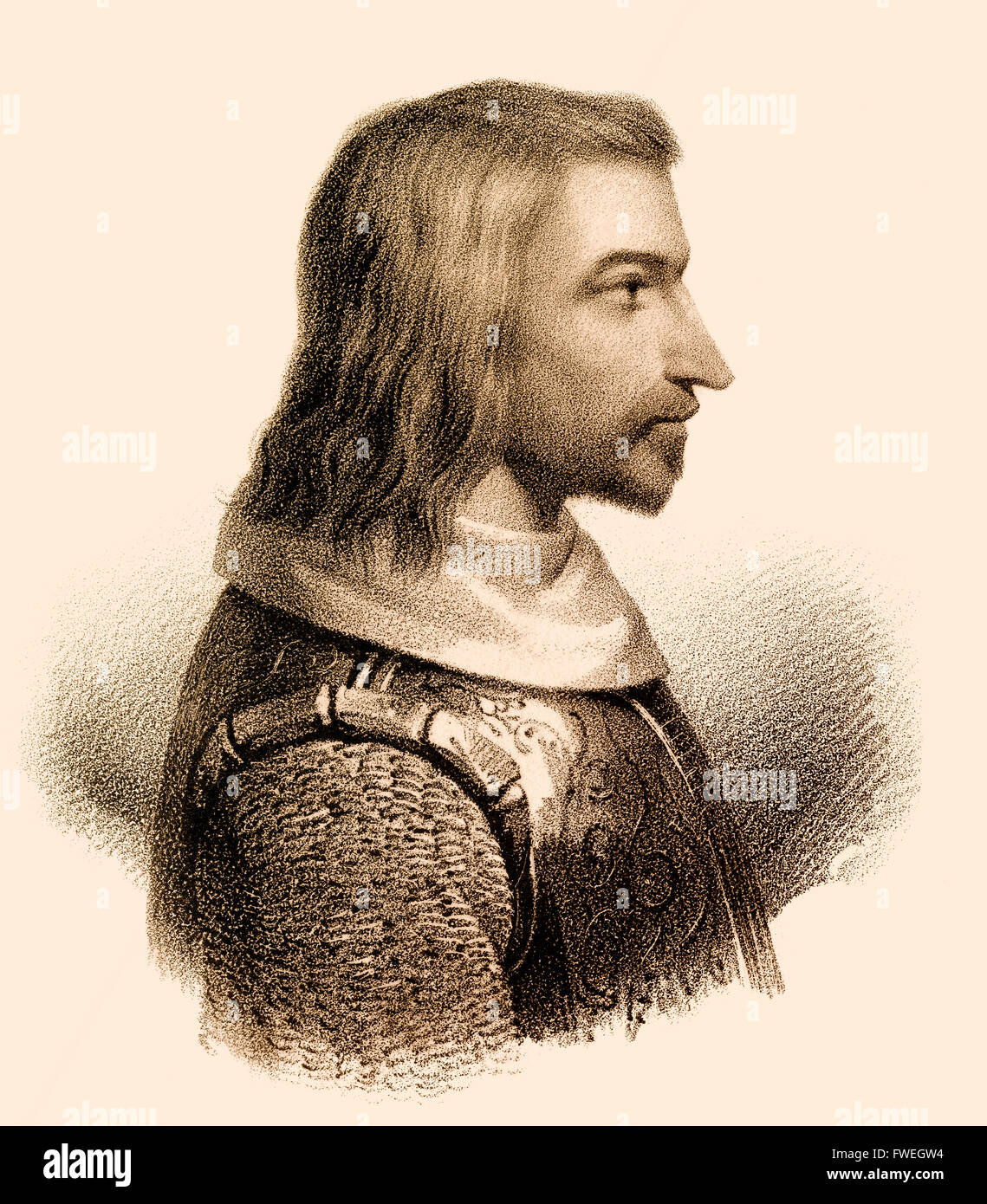 John II, Jean II, Johann II., 1319-1364, also called John the Good or Jean  le Bon, King of France Stock Photo - Alamy