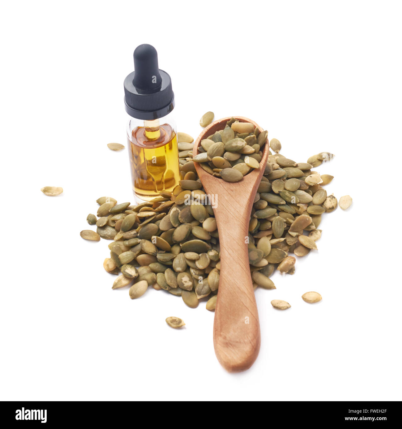 pumpkin-seed-oil-composition-stock-photo-alamy