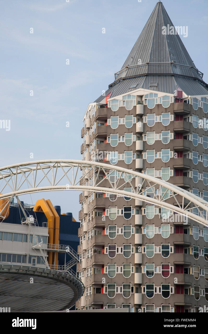 Blaakse Bos Housing Project by Blom; Rotterdam; Holland Stock Photo Alamy