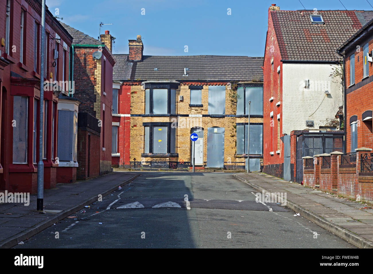 Derelict houses liverpool channel 4 hires stock photography and images