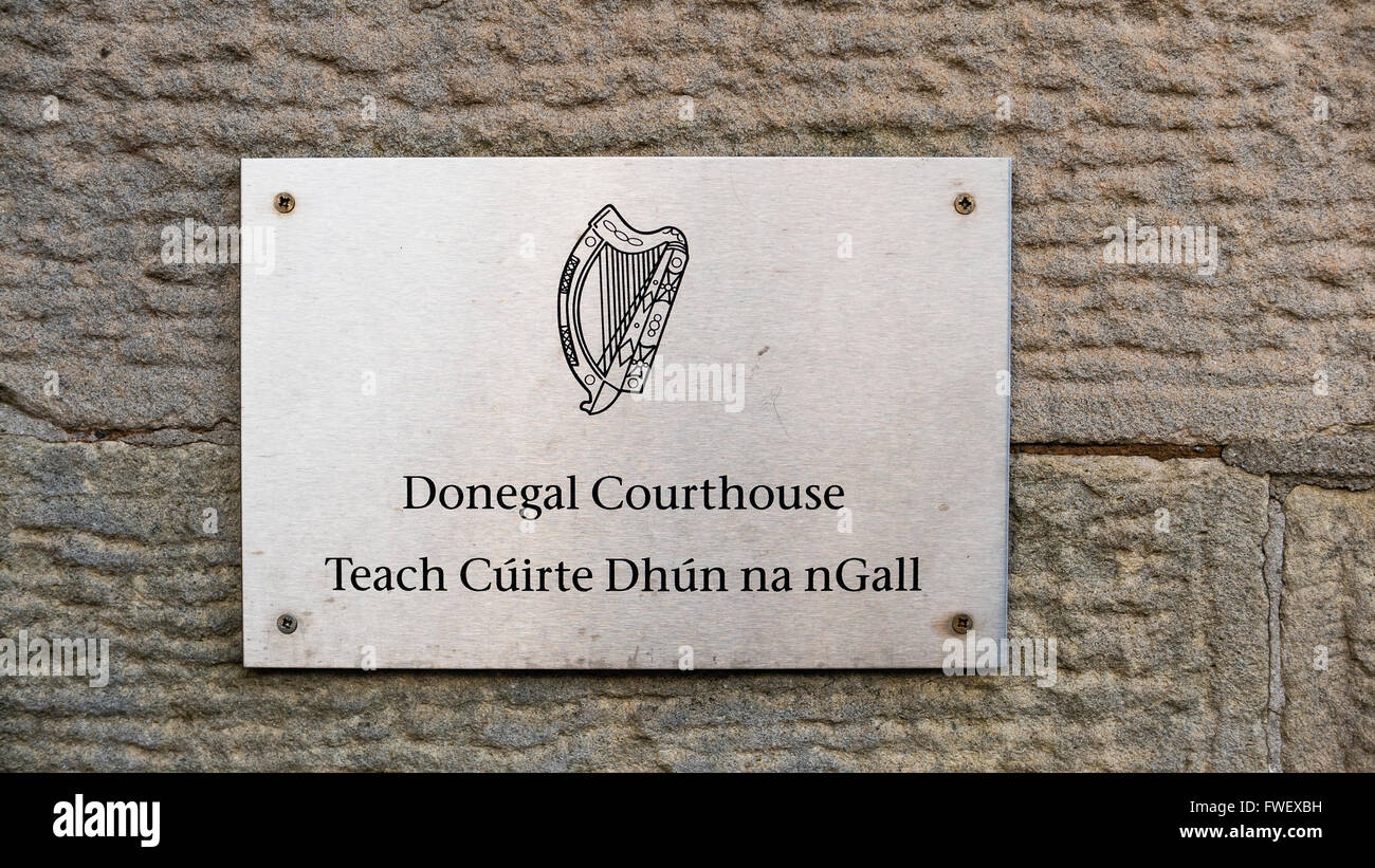 Donegal Courthouse, Ireland Stock Photo