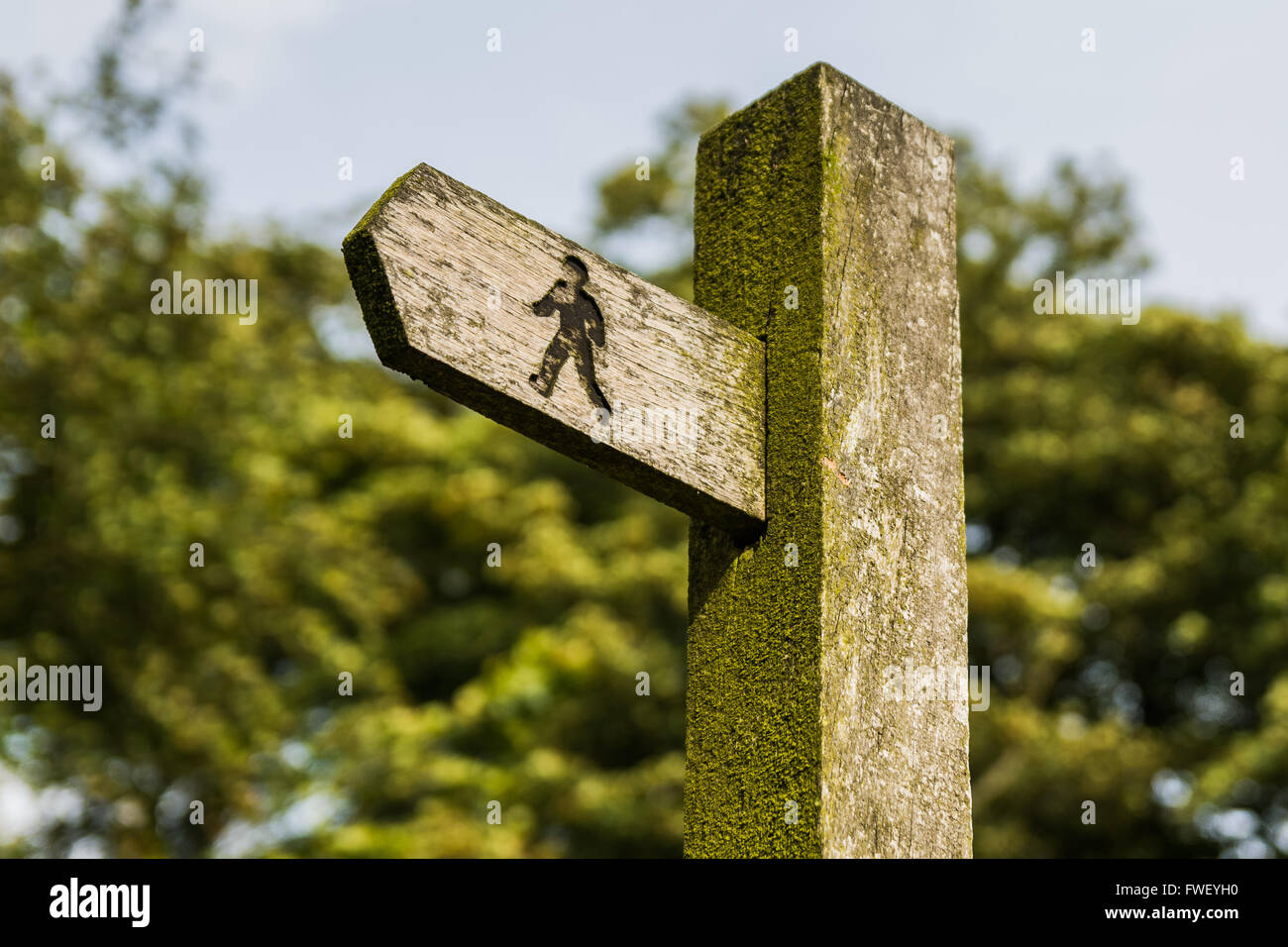 Footpath direction arrow hi-res stock photography and images - Alamy