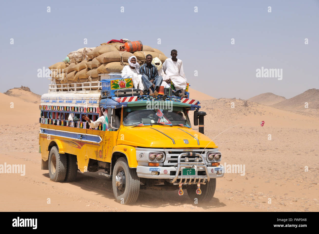 Desert Bus Stock Photo Alamy