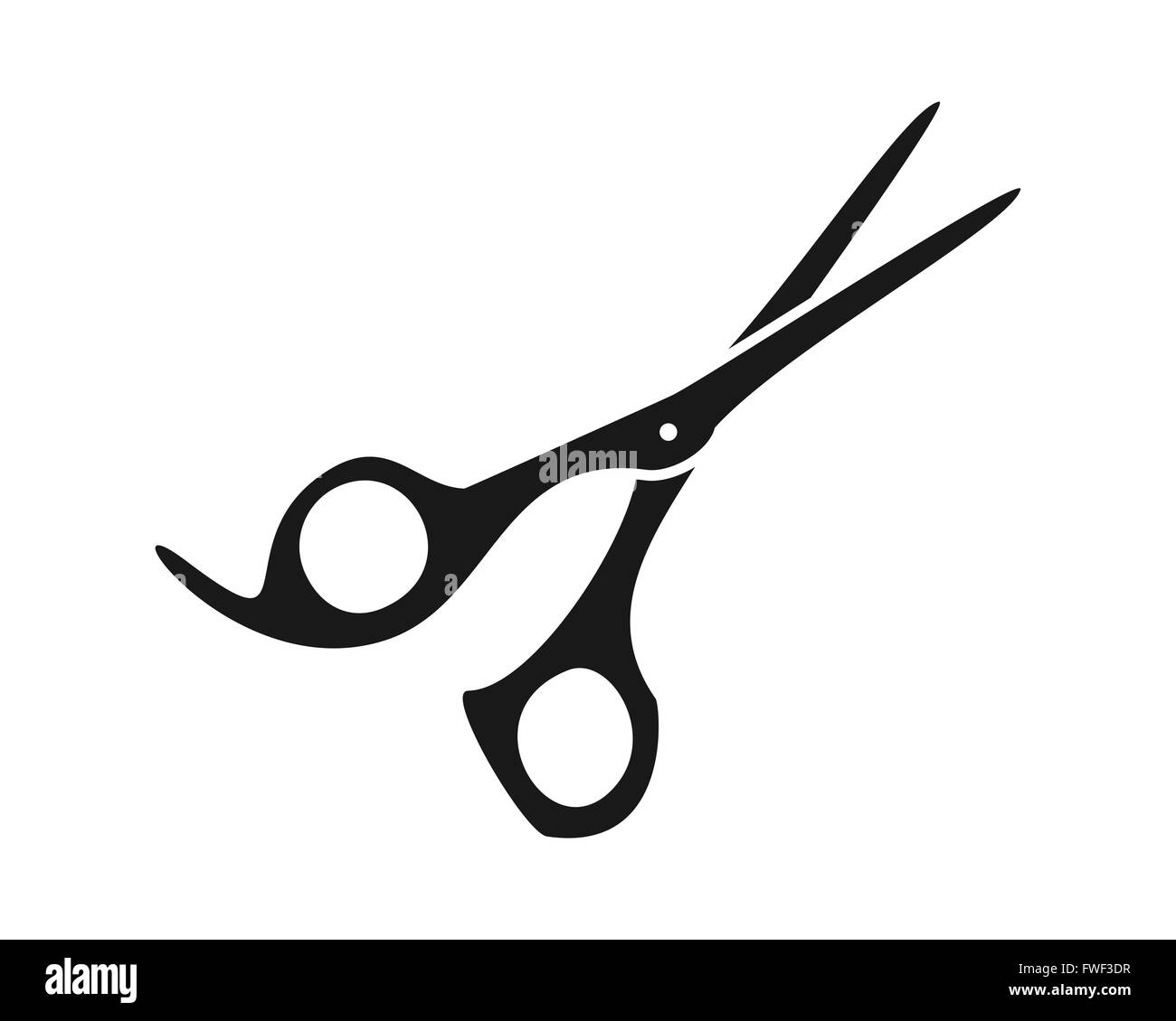 Simple Hairdresser Scissor Stock Vector