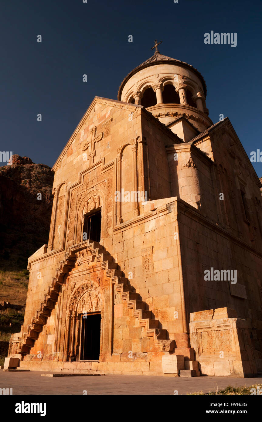 Surb Astvatsatsin Church is the  grandest structure of Noravank monastery, Armenia Stock Photo