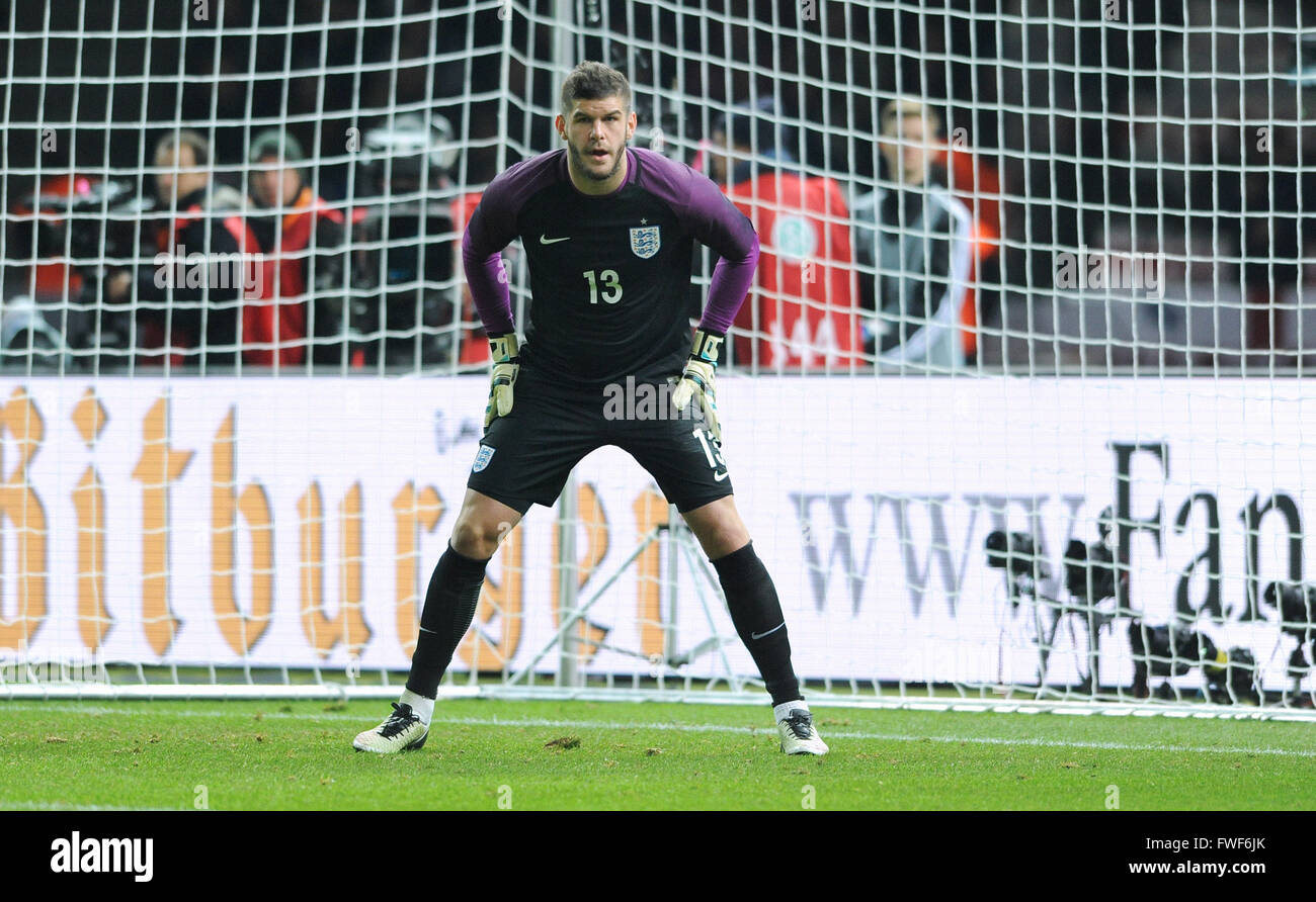 Friendly match at Olympia-Stadion Berlin, Germany vs England: Fraser Forster (ENG) Stock Photo
