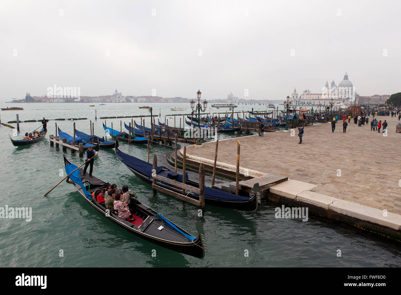 Traditional Gondola on a Venice canal Stock Photo - Alamy