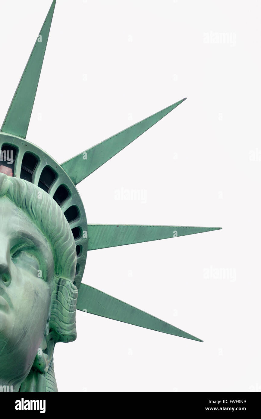 The Statue of Liberty , designed by Auguste Bartholdi, a French was