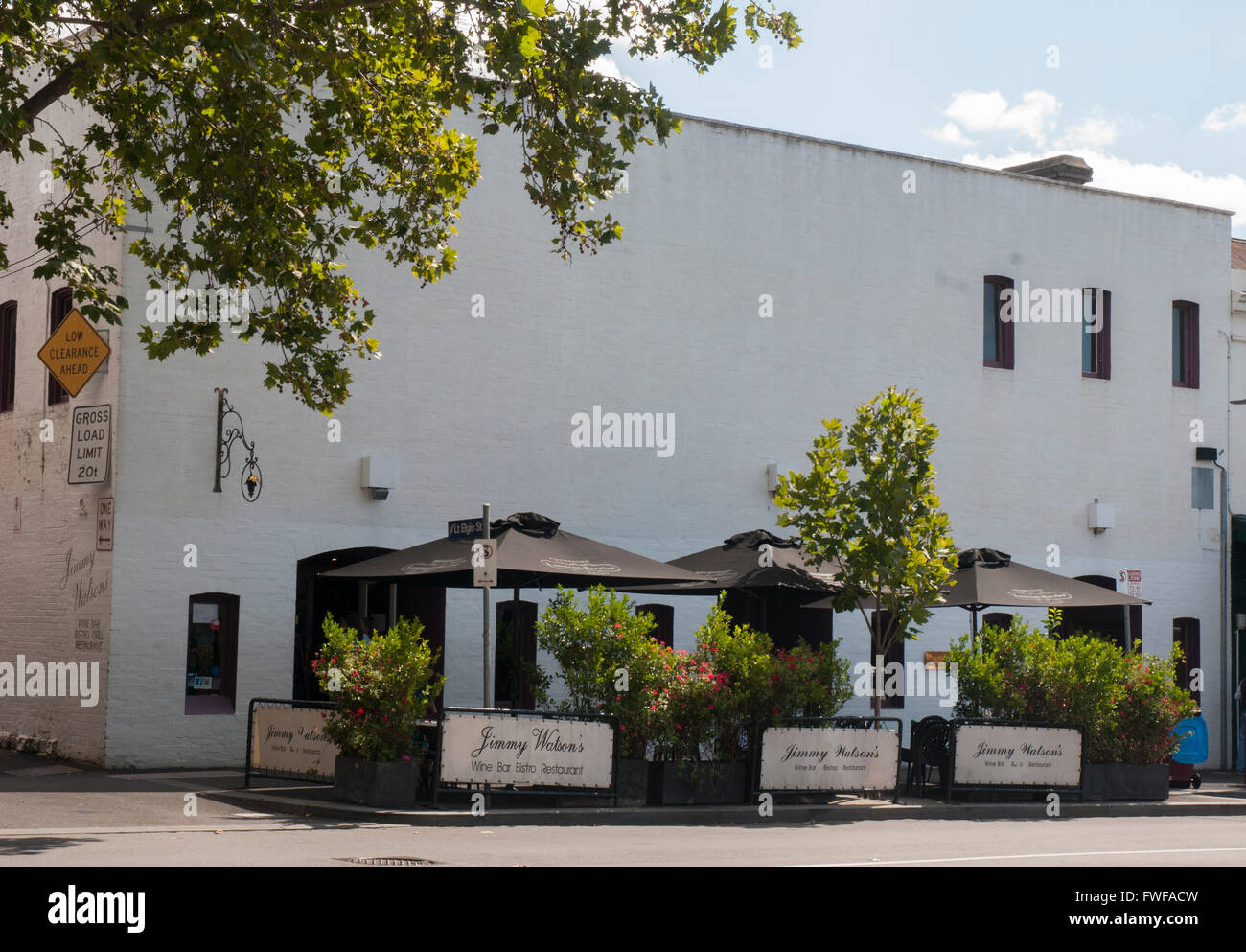 Jimmy Waton's Wine Bar in Lygon Street, Carlton, Melbourne, Australia Stock Photo