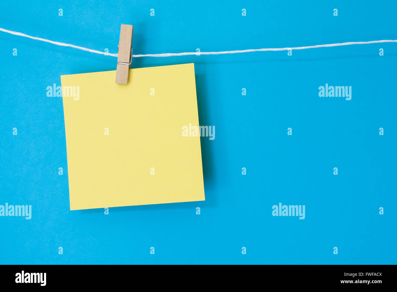 Colored Note Square Hanging 3 Stock Photo - Alamy