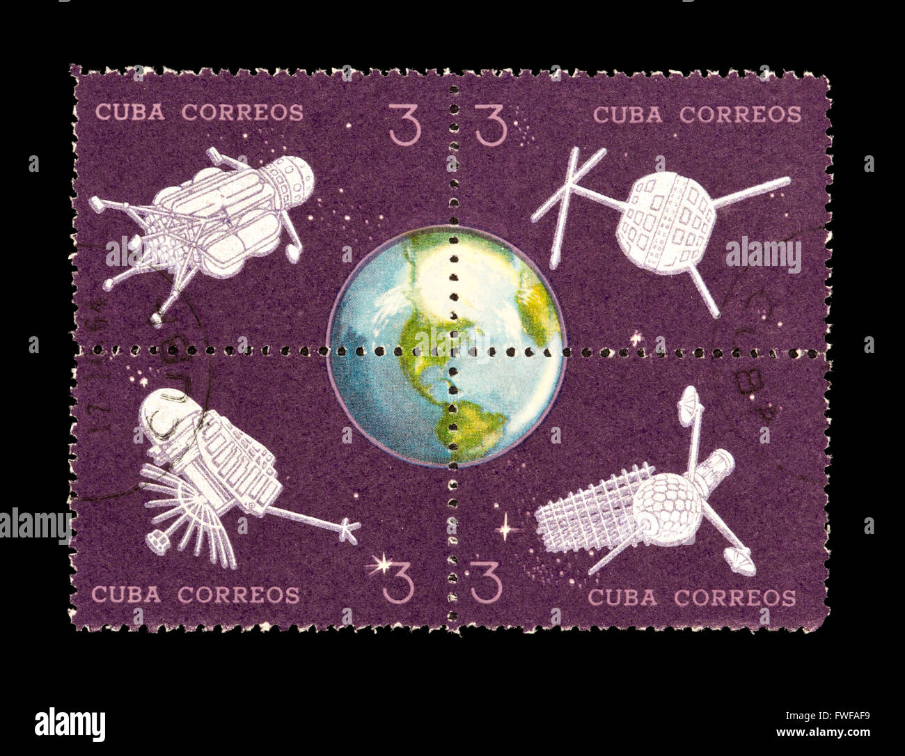 Four postage stamps hi-res stock photography and images - Alamy
