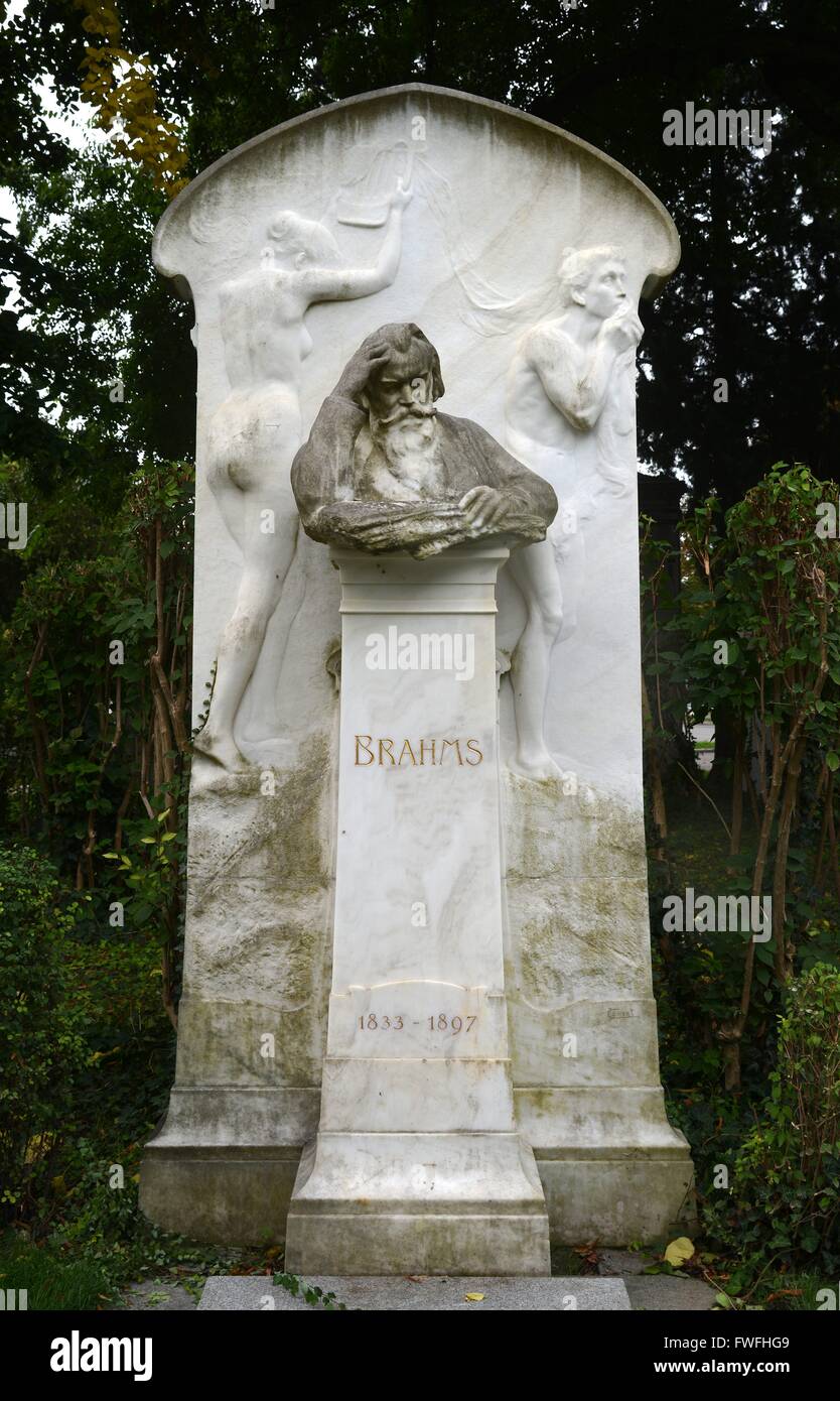 Johannes brahms grave hi-res stock photography and images - Alamy