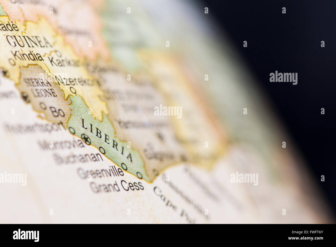 Liberia Map Map High Resolution Stock Photography and Images - Alamy