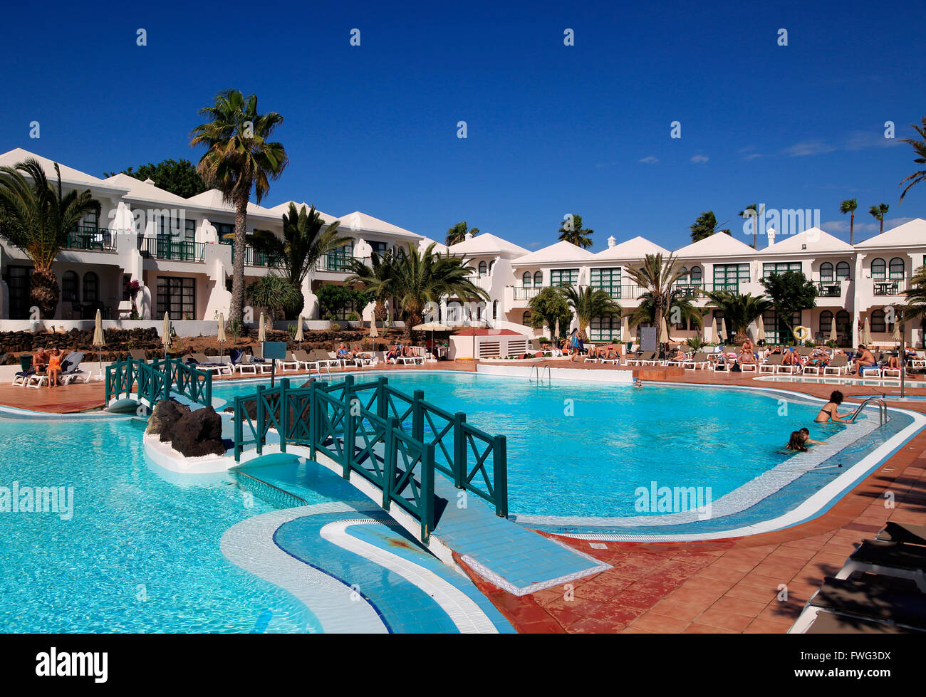 Swimming pool at H10 Ocean Suites hotel in Corralejo, Fuerteventura