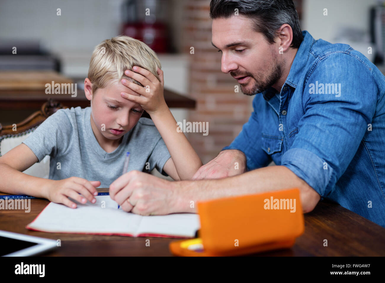 I help my father to