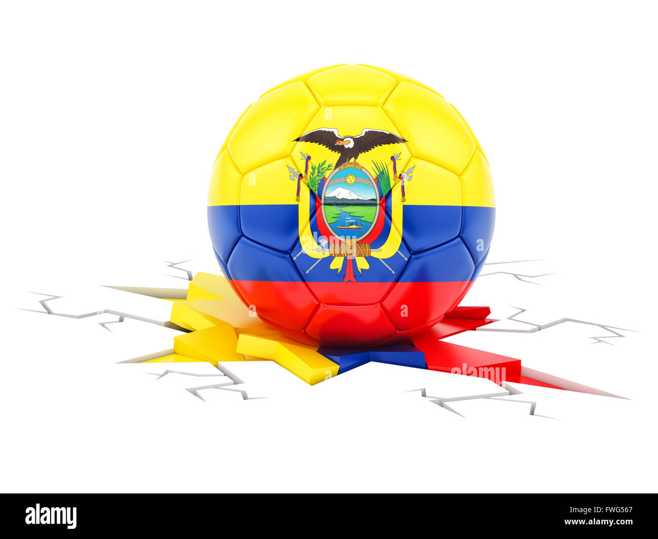soccer ball with the flag of Haiti Stock Photo Alamy