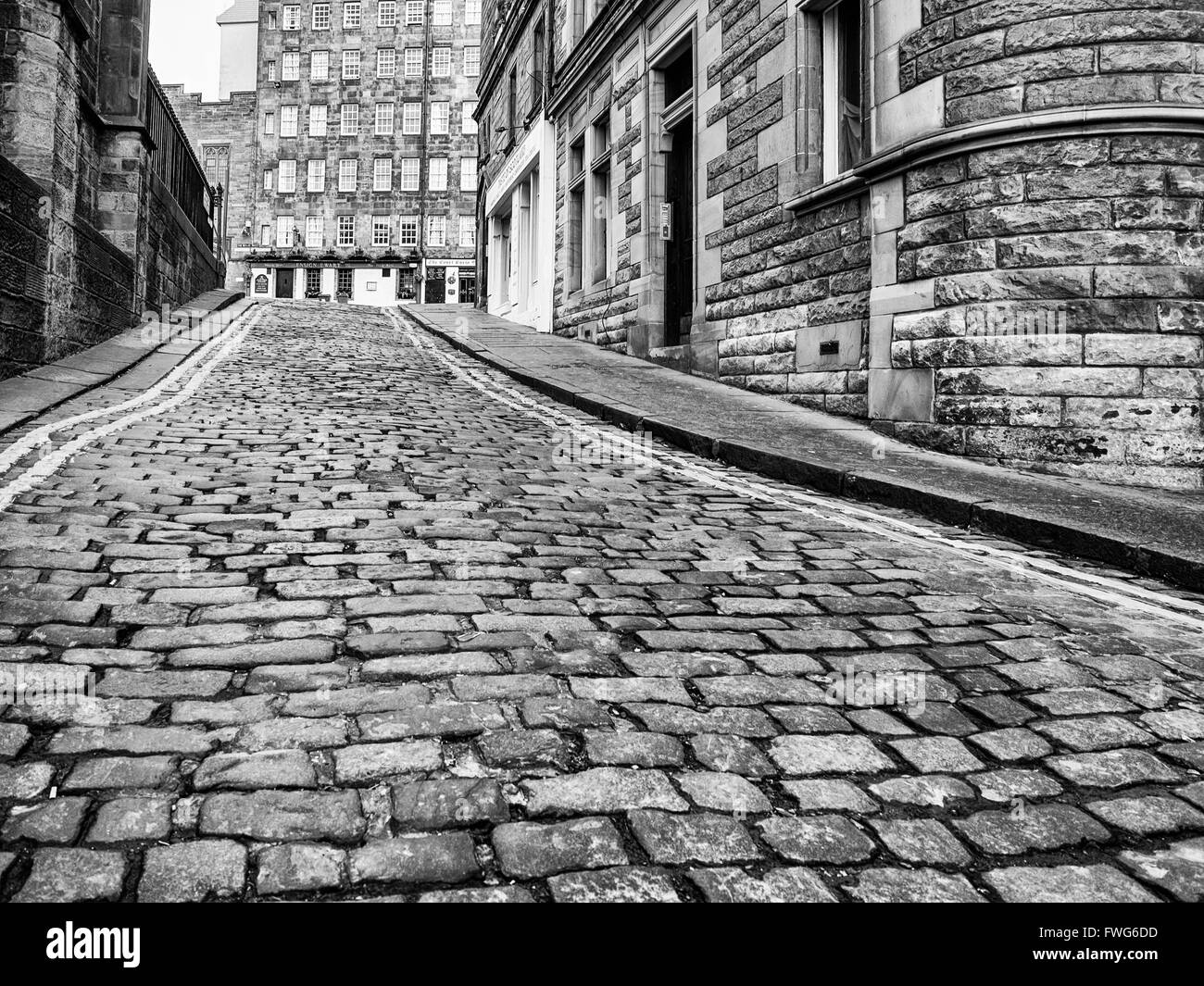 Edinburgh Old Town Stock Photo