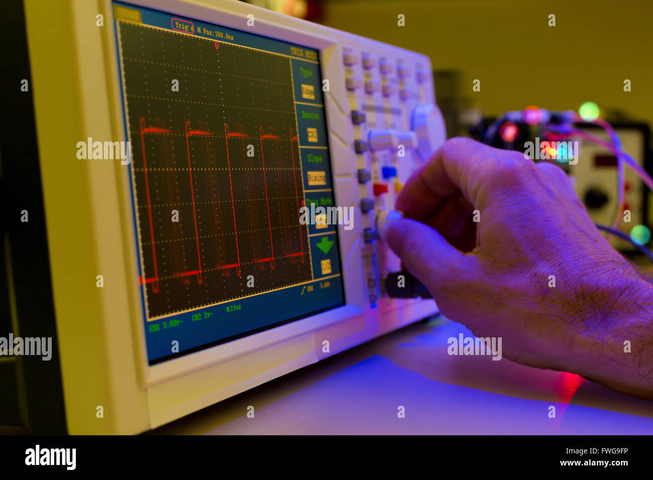 Control panel in laboratory Stock Photo - Alamy