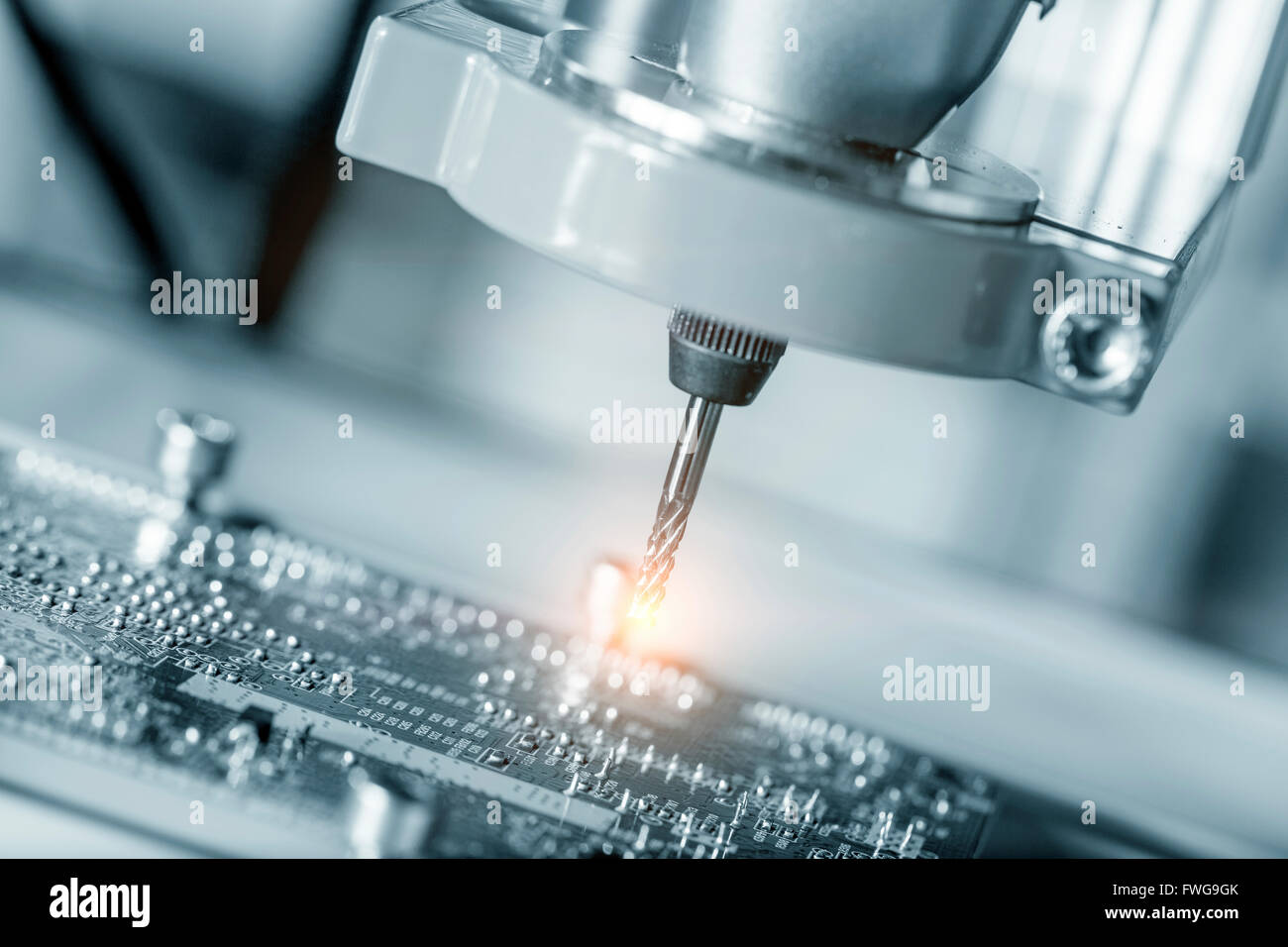 Printed circuit board processing on computer numerical control machine ...