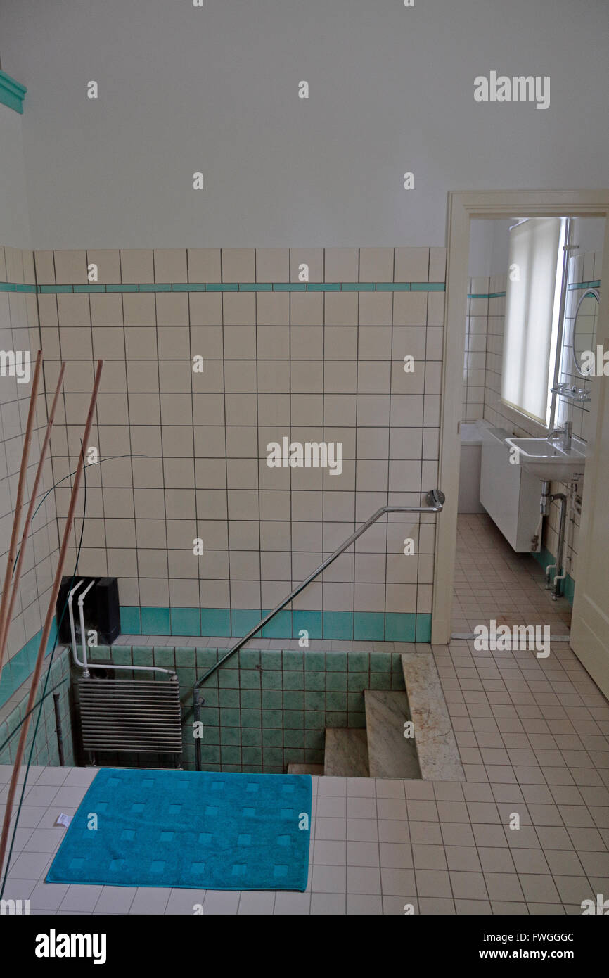 The former Mikvah (ritual cleansing bath) in the Portuguese Synagogue, Amsterdam, Netherlands. Stock Photo
