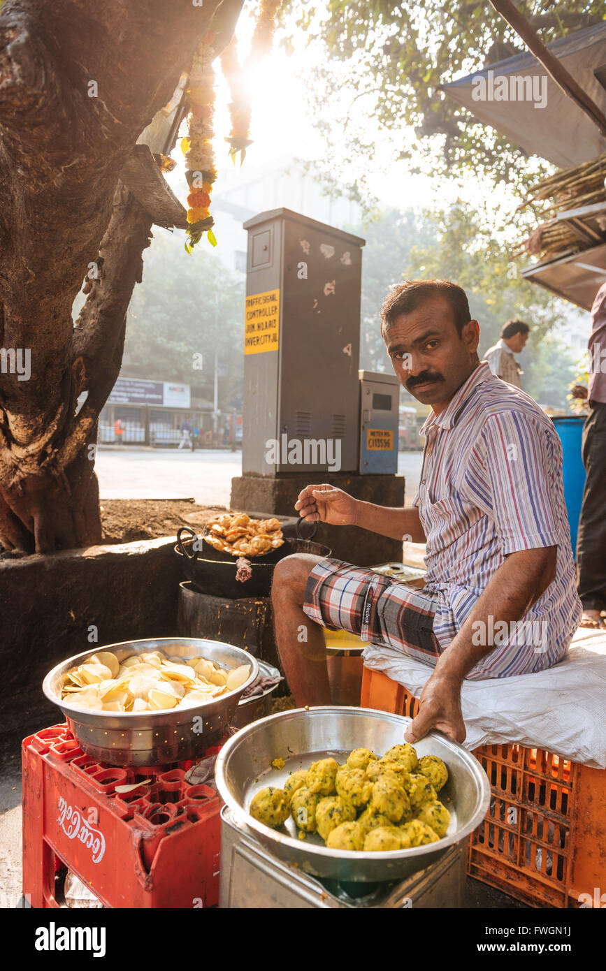 Street food stall, Mumbai, India, South Asia Stock Photo Alamy
