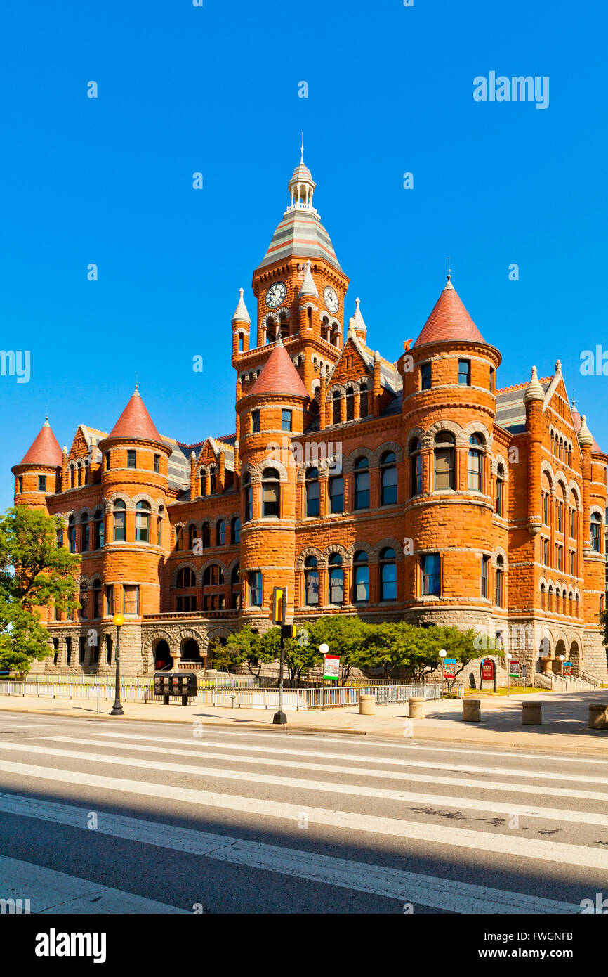 Old Red Museum of Dallas County History & Culture, Dallas, Texas, United States of America, North America Stock Photo