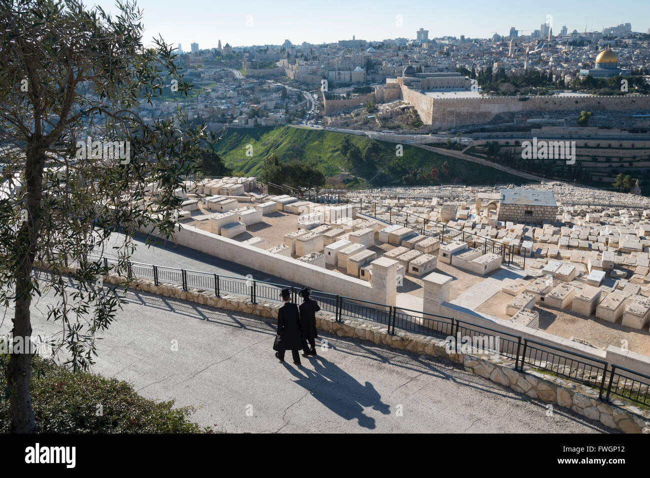 Mount of Olives, Jerusalem, Israel, Middle East Stock Photo