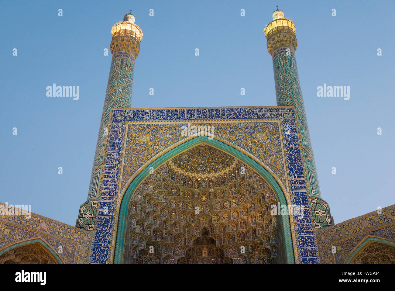 Masjed e Shah, Imam square, Esfahan, Iran, Western Asia Stock Photo