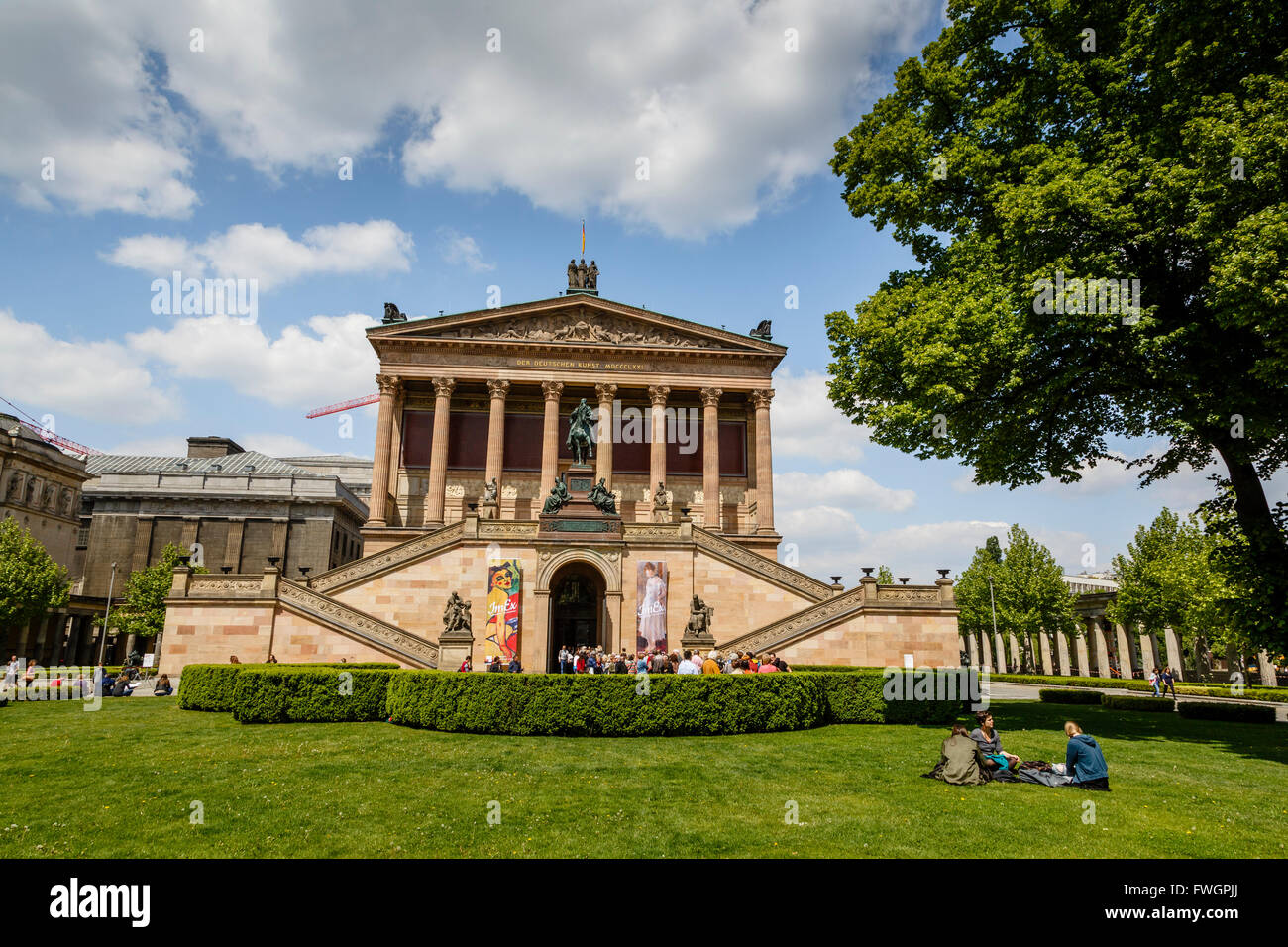 Alte Nationalgalerie (Old National Gallery) at the Museumsinsel (Museum Island), Mitte, Berlin, Germany, Europe Stock Photo