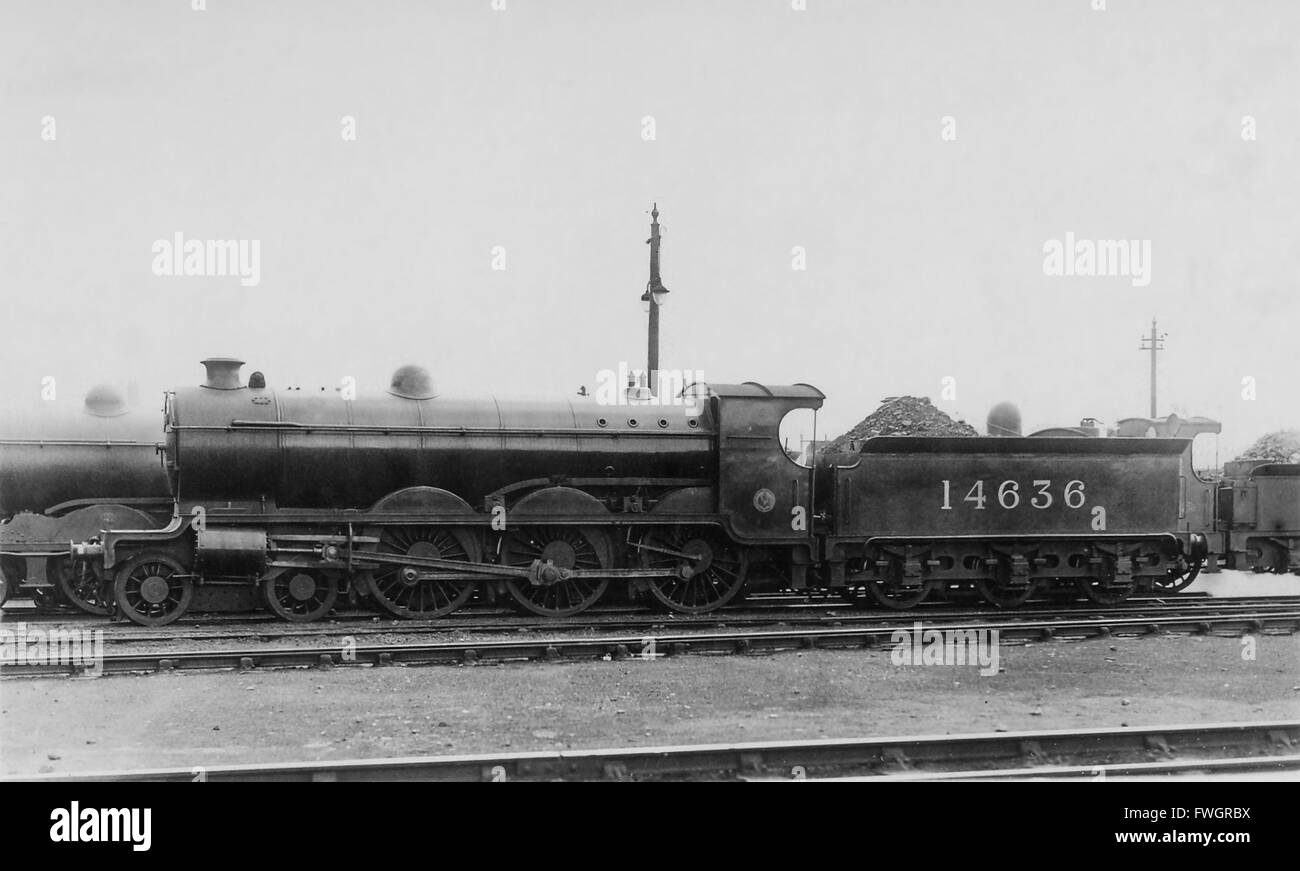 Caledonian Railway 4-6-0 steam locomotive of Class 60 LMS-built as 14636 Stock Photo