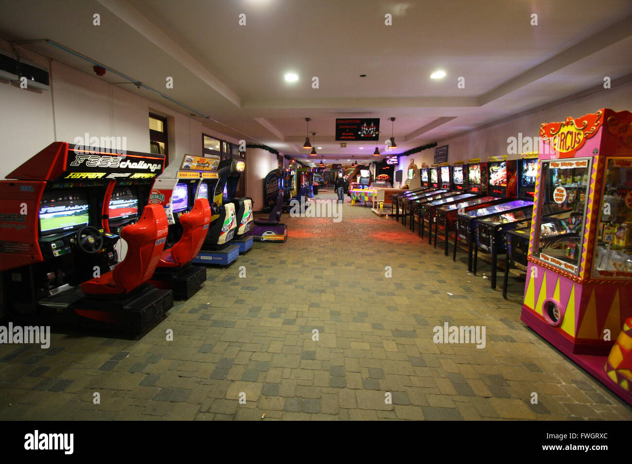 Arcade in Budapest, Hungary Stock Photo Alamy